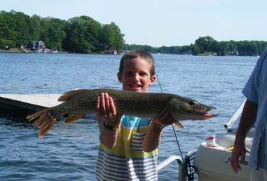 Boy with fish