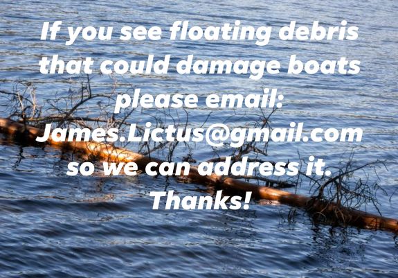 If You See Floating Debris in Lake...